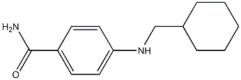 4-[(cyclohexylmethyl)amino]benzamide Struktur