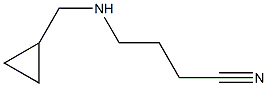 4-[(cyclopropylmethyl)amino]butanenitrile Struktur