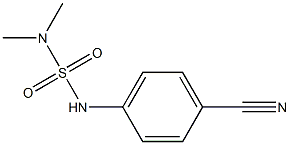 4-[(dimethylsulfamoyl)amino]benzonitrile Struktur