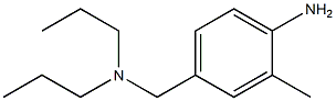 4-[(dipropylamino)methyl]-2-methylaniline Struktur