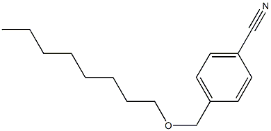 4-[(octyloxy)methyl]benzonitrile Struktur