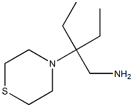 4-[3-(aminomethyl)pentan-3-yl]thiomorpholine Struktur