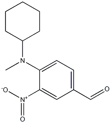 4-[cyclohexyl(methyl)amino]-3-nitrobenzaldehyde Struktur