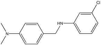 4-{[(3-chlorophenyl)amino]methyl}-N,N-dimethylaniline Struktur