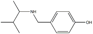 4-{[(3-methylbutan-2-yl)amino]methyl}phenol Struktur