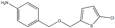 4-{[(5-chlorothiophen-2-yl)methoxy]methyl}aniline Struktur