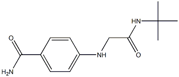 4-{[(tert-butylcarbamoyl)methyl]amino}benzamide Struktur