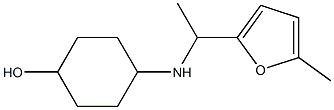 4-{[1-(5-methylfuran-2-yl)ethyl]amino}cyclohexan-1-ol Struktur