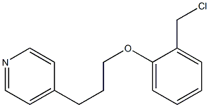 4-{3-[2-(chloromethyl)phenoxy]propyl}pyridine Struktur