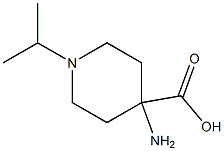 4-amino-1-isopropylpiperidine-4-carboxylic acid Struktur