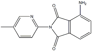 4-amino-2-(5-methylpyridin-2-yl)-2,3-dihydro-1H-isoindole-1,3-dione Struktur