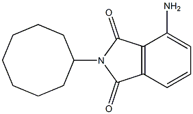 4-amino-2-cyclooctyl-2,3-dihydro-1H-isoindole-1,3-dione Struktur