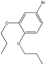 4-bromo-1,2-dipropoxybenzene Struktur