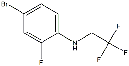 4-bromo-2-fluoro-N-(2,2,2-trifluoroethyl)aniline Struktur