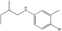 4-bromo-3-methyl-N-(2-methylbutyl)aniline Struktur