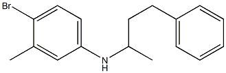 4-bromo-3-methyl-N-(4-phenylbutan-2-yl)aniline Struktur