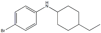 4-bromo-N-(4-ethylcyclohexyl)aniline Struktur