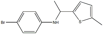 4-bromo-N-[1-(5-methylthiophen-2-yl)ethyl]aniline Struktur