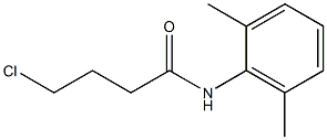 4-chloro-N-(2,6-dimethylphenyl)butanamide Struktur