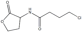 4-chloro-N-(2-oxooxolan-3-yl)butanamide Struktur