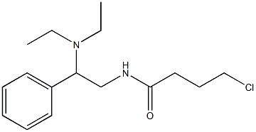 4-chloro-N-[2-(diethylamino)-2-phenylethyl]butanamide Struktur