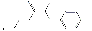 4-chloro-N-methyl-N-[(4-methylphenyl)methyl]butanamide Struktur