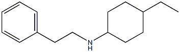 4-ethyl-N-(2-phenylethyl)cyclohexan-1-amine Struktur