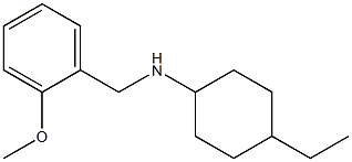 4-ethyl-N-[(2-methoxyphenyl)methyl]cyclohexan-1-amine Struktur