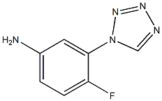 4-fluoro-3-(1H-tetrazol-1-yl)aniline Struktur