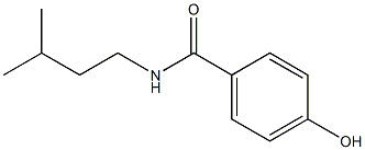 4-hydroxy-N-(3-methylbutyl)benzamide Struktur