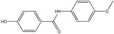 4-hydroxy-N-(4-methoxyphenyl)benzamide Struktur