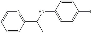 4-iodo-N-[1-(pyridin-2-yl)ethyl]aniline Struktur