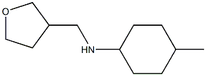 4-methyl-N-(oxolan-3-ylmethyl)cyclohexan-1-amine Struktur