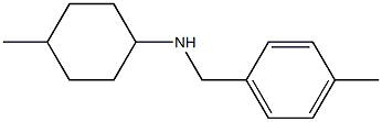 4-methyl-N-[(4-methylphenyl)methyl]cyclohexan-1-amine Struktur