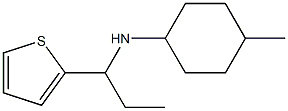 4-methyl-N-[1-(thiophen-2-yl)propyl]cyclohexan-1-amine Struktur