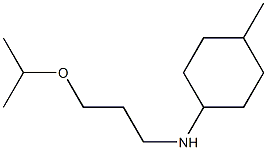 4-methyl-N-[3-(propan-2-yloxy)propyl]cyclohexan-1-amine Struktur