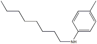 4-methyl-N-octylaniline Struktur