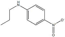 4-nitro-N-propylaniline Struktur