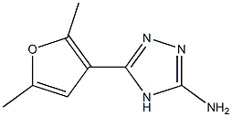 5-(2,5-dimethylfuran-3-yl)-4H-1,2,4-triazol-3-amine Struktur