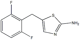 5-(2,6-difluorobenzyl)-1,3-thiazol-2-amine Struktur