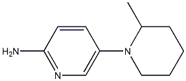 5-(2-methylpiperidin-1-yl)pyridin-2-amine Struktur