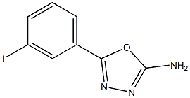 5-(3-iodophenyl)-1,3,4-oxadiazol-2-amine Struktur