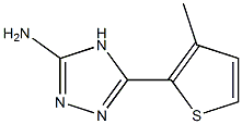 5-(3-methylthien-2-yl)-4H-1,2,4-triazol-3-amine Struktur