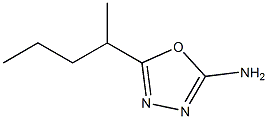 5-(pentan-2-yl)-1,3,4-oxadiazol-2-amine Struktur