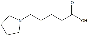 5-(pyrrolidin-1-yl)pentanoic acid Struktur