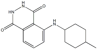 5-[(4-methylcyclohexyl)amino]-1,2,3,4-tetrahydrophthalazine-1,4-dione Struktur