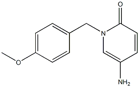 5-amino-1-[(4-methoxyphenyl)methyl]-1,2-dihydropyridin-2-one Struktur