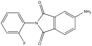 5-amino-2-(2-fluorophenyl)-2,3-dihydro-1H-isoindole-1,3-dione Struktur