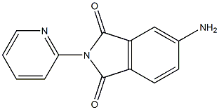 5-amino-2-(pyridin-2-yl)-2,3-dihydro-1H-isoindole-1,3-dione Struktur