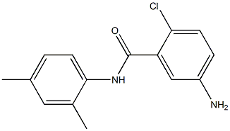 5-amino-2-chloro-N-(2,4-dimethylphenyl)benzamide Struktur